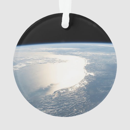 Zonlicht reflecteert voor de Golf van Mexico Ornament (achterkant)