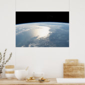 Zonlicht reflecteert voor de Golf van Mexico Poster (Keuken)