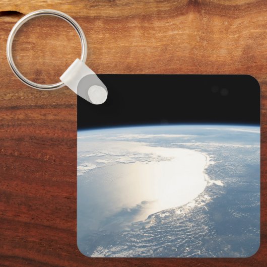 Zonlicht reflecteert voor de Golf van Mexico Sleutelhanger (Voorkant)