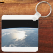 Zonlicht reflecteert voor de Golf van Mexico Sleutelhanger (Achterkant)