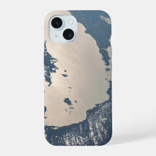 Zonlicht schijnt van het meer Michigan af iPhone 15 Case