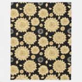 Zonlicht Stilte Aangepaste achtergrond Fleece Deken (Voorkant)