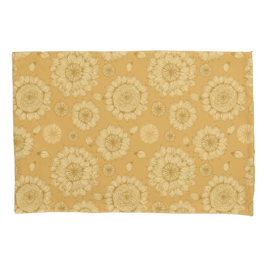 Zonlicht Stilte II in Warm Amber Kussensloop (Voorkant)