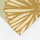 Zonlicht Stilte in Licht Olive Fleece Deken (Hoek)