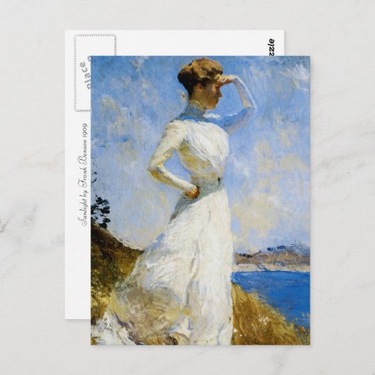 Zonlicht van Frank Benson Briefkaart (Voorkant / Achterkant)