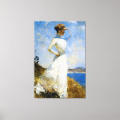 Zonlicht van Frank Benson Canvas Afdruk (Voorkant)