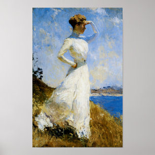 Zonlicht van Frank Benson Poster