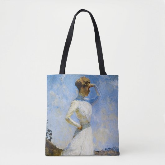 Zonlicht van Frank Benson Tote Bag (Voorkant)