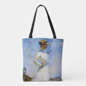 Zonlicht van Frank Benson Tote Bag (Achterkant)