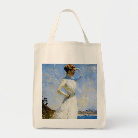 Zonlicht van Frank Benson Tote Bag (Voorkant)