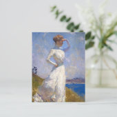 Zonlicht van Frank Weston Benson Briefkaart (Staand voorkant)
