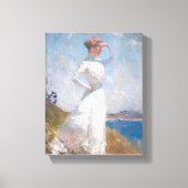Zonlicht van Frank Weston Benson Canvas Print (Voorkant)