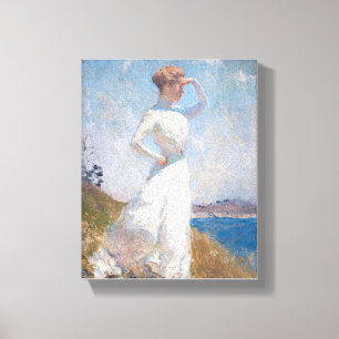 Zonlicht van Frank Weston Benson Canvas Print