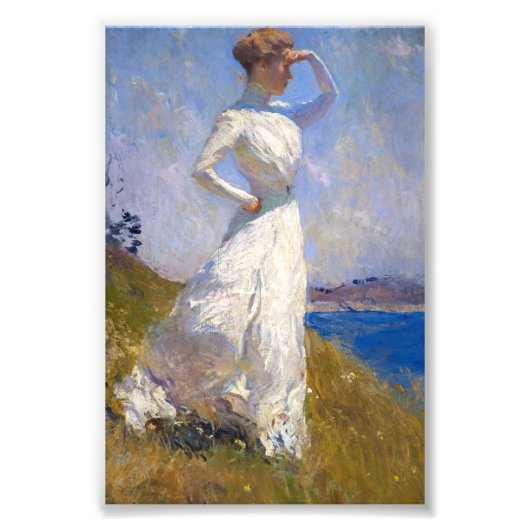 Zonlicht van Frank Weston Benson Foto Afdruk (Voorkant)