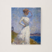 Zonlicht van Frank Weston Benson Legpuzzel (Verticaal)