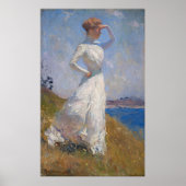 Zonlicht van Frank Weston Benson Poster (Voorkant)