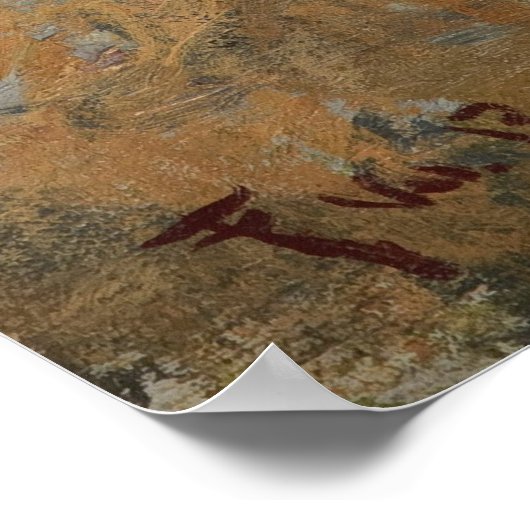 Zonlicht van Frank Weston Benson Poster (Hoek)