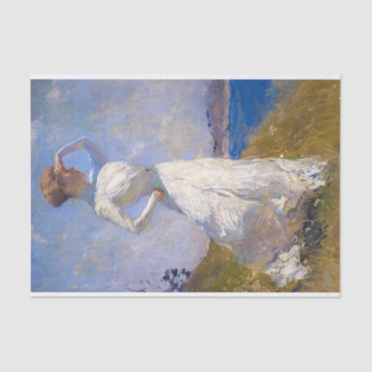 Zonlicht van Frank Weston Benson Tissuepapier (Voorkant)