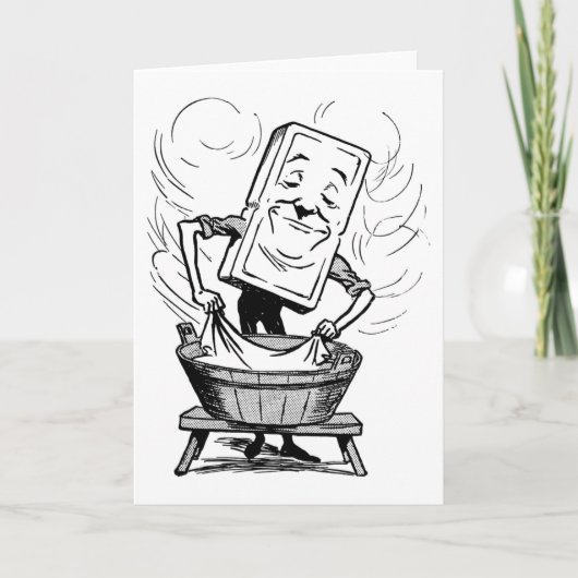 "Zonlicht zeep reclame" Briefkaart (Voorkant)