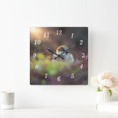 Zonlicht Zwemmen Finch Wandklok (Huis)