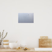 Zonlichtcirkels in vijver Poster (Keuken)
