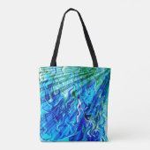 Zonlichtstralen op zee...... tote bag (Achterkant)