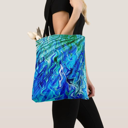 Zonlichtstralen op zee...... tote bag (Dichtbij)