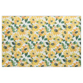 ZONLOWER POWER Yellow Floral Stof (Fat Quarter)