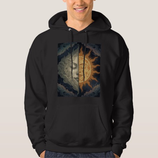 zonmaan hoodie (Voorkant)