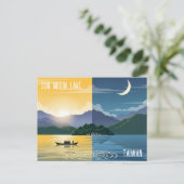 Zonmaanmeer Taiwan Briefkaart (Staand voorkant)