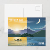 Zonmaanmeer Taiwan Briefkaart (Voorkant / Achterkant)