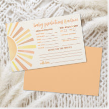 Zonne Advies Voorspellingen Kaart Zon Baby Shower