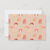 Zonne Boho Regenboog | Foto Bedankt (Achterkant)