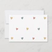 Zonne Boho Zon Baby Shower Advies voor Moeder Kaar (Achterkant)