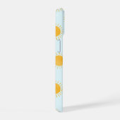 Zonne Doodle Dag Patroon iPhone 15 Case (Rechterkant)