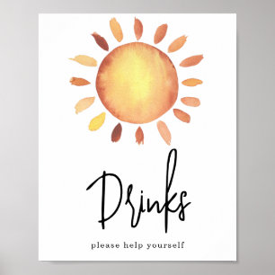 Zonne Drinks Poster