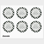 Zonne-eclips Maanpatroon Zakelijke Sticker (Vel)