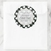 Zonne-eclips Maanpatroon Zakelijke Sticker (Tas)