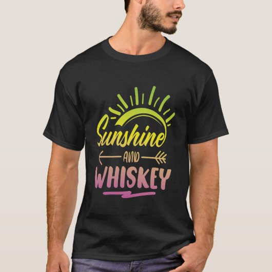 Zonne en Whiskey T-shirt (Voorkant)