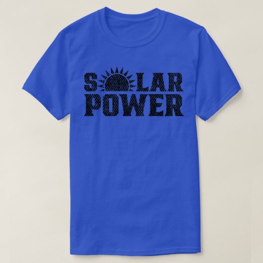 Zonne-energie 12 t-shirt (Design voorkant)