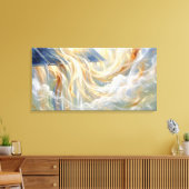 Zonne-energie Abstracte Kunst Clean Tech Kantoor D Canvas Afdruk (Insitu (Woonkamer))