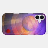 Zonne-energie, Artistiek abstract iPhone Hoesje (Achterkant horizontaal)