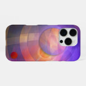 Zonne-energie, Artistiek abstract iPhone Hoesje (Achterkant horizontaal)