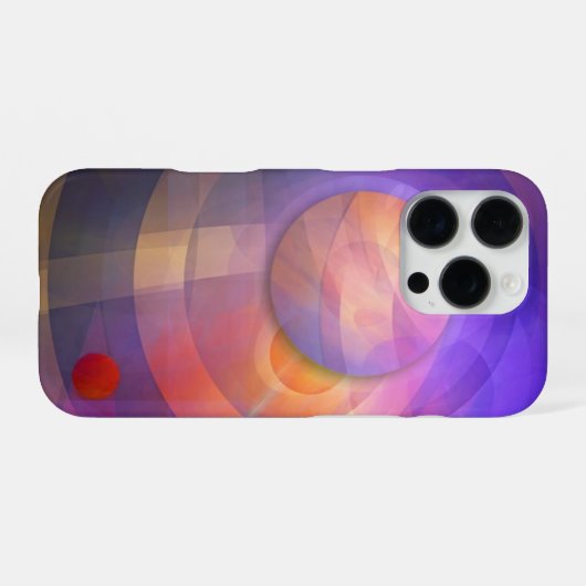 Zonne-energie, Artistiek abstract iPhone Hoesje (Achterkant horizontaal)