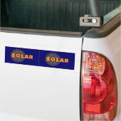 Zonne-energie Bumpersticker (Op Truck)