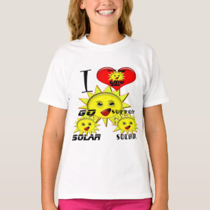 Zonne-energie cadeaus en promotionele producten T- T-shirt