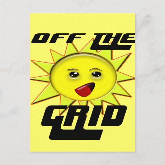 Zonne-energie-cadeaus en T-shirt voor speciale pro Briefkaart (Voorkant)