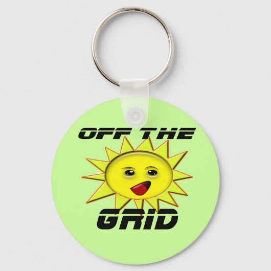 Zonne-energie-cadeaus en T-shirt voor speciale pro Sleutelhanger (Voorkant)