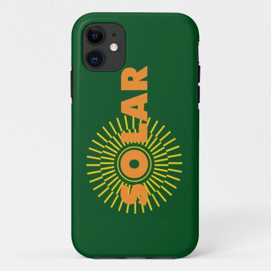 Zonne-energie Case-Mate iPhone Case (Achterkant)