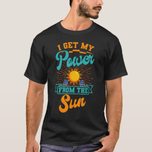 Zonne-energie Ecoloog Natuur Milieuactivist Sun T-shirt